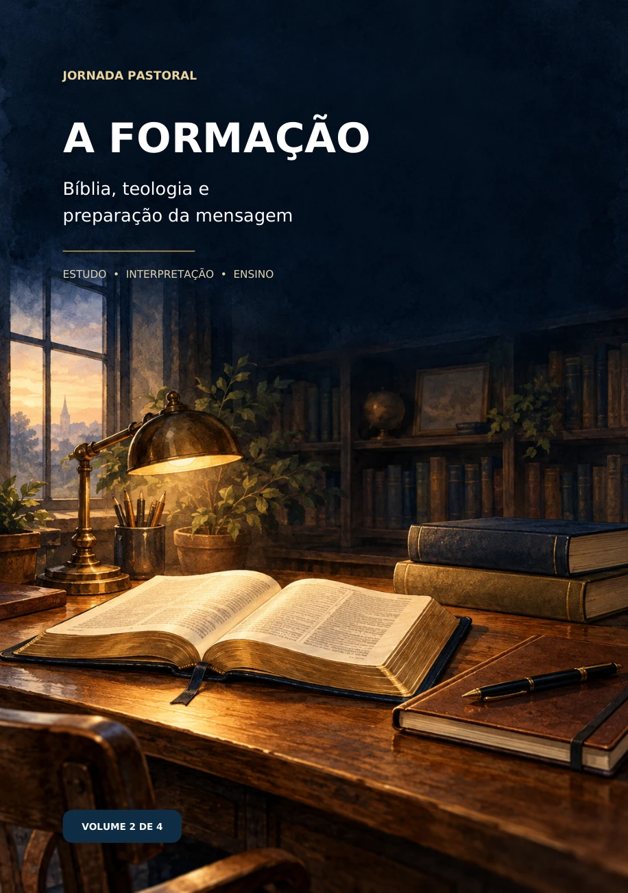 Capa do e-book A Formação, volume 2 da coleção Jornada Pastoral